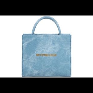 Brandon Blackwood ESR denim waxed bag